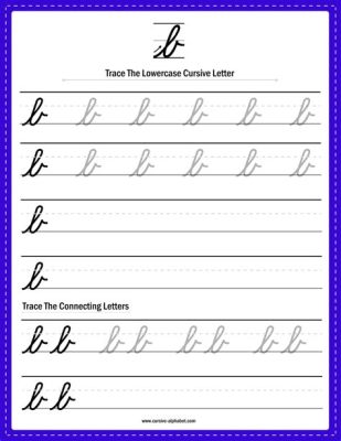 how to write a cursive b lowercase: exploring the art and science of handwriting